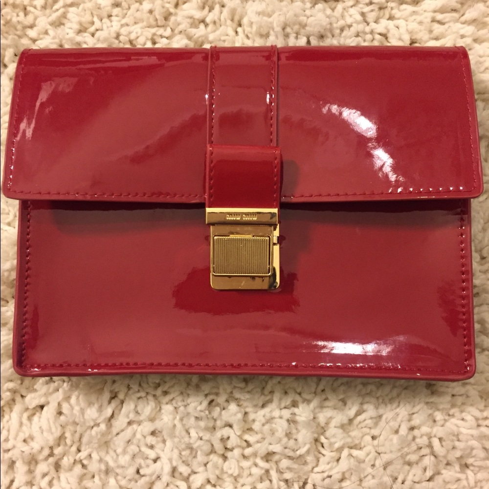 Brand new Miu Miu clutch bag